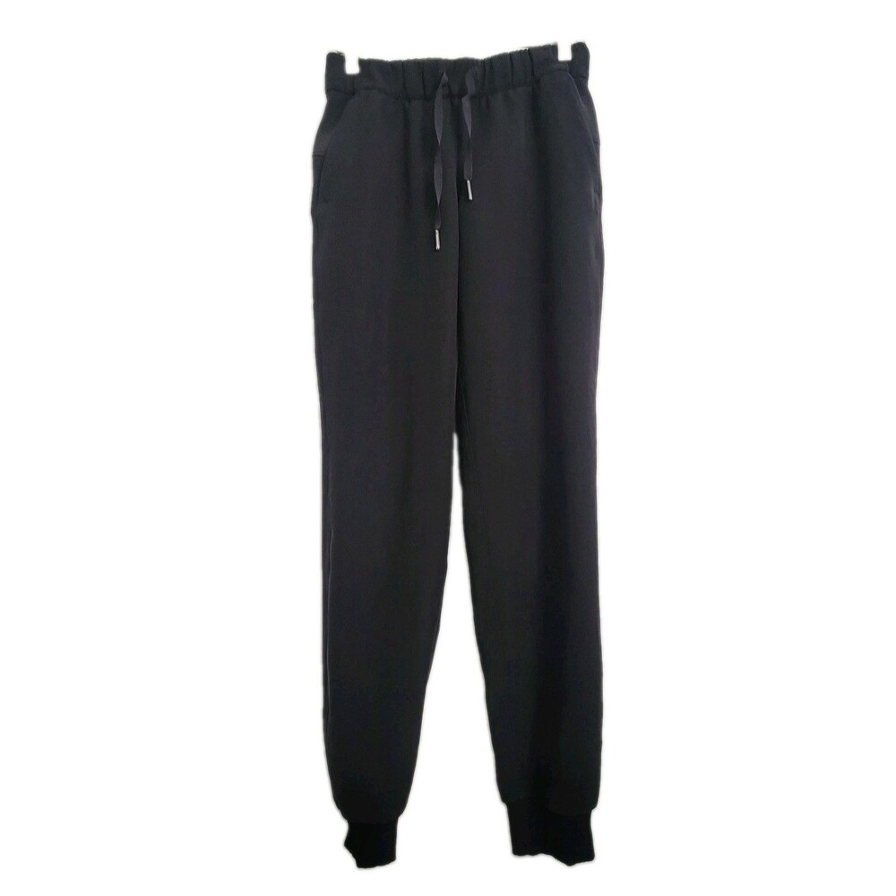 Lululemon On The Fly Black Pull-On Jogger Size 2 Black